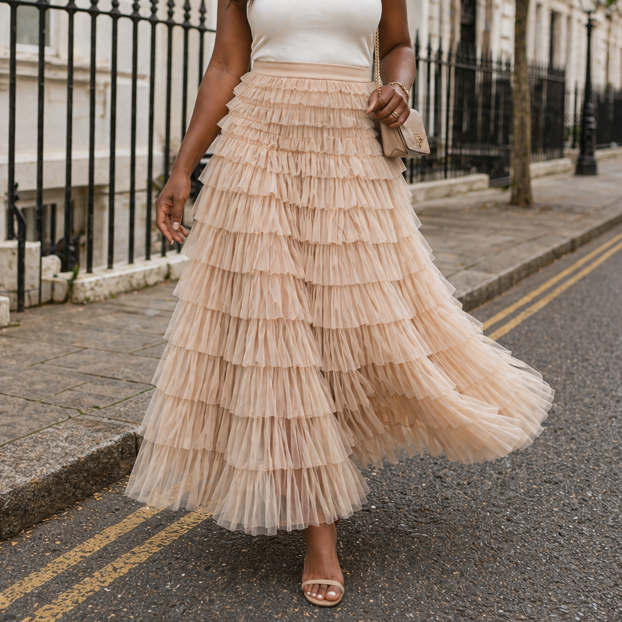 Maxi Skirt | Romantic Tulle | Elegant Design