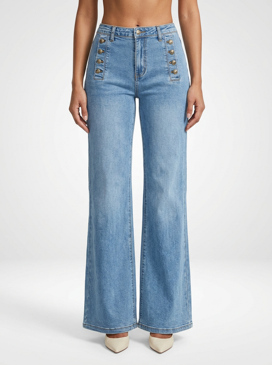 Women’s Mid-Waist Flared Jeans